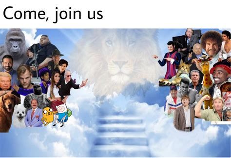 Heaven Meme Template